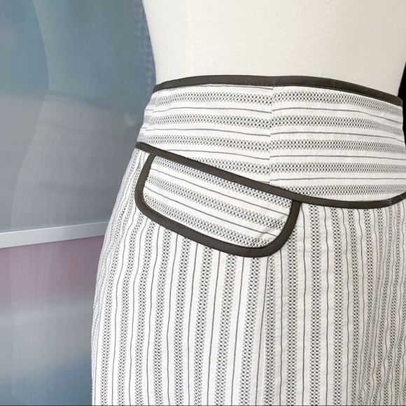 Vintage Nanette Lepore Checker Stripe Skirt - Picture 3 of 11